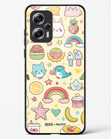 Happy Stickers [BREATHE] Glass Case Phone Cover-(Xiaomi)