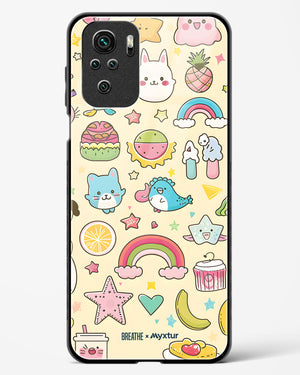 Happy Stickers [BREATHE] Glass Case Phone Cover-(Xiaomi)