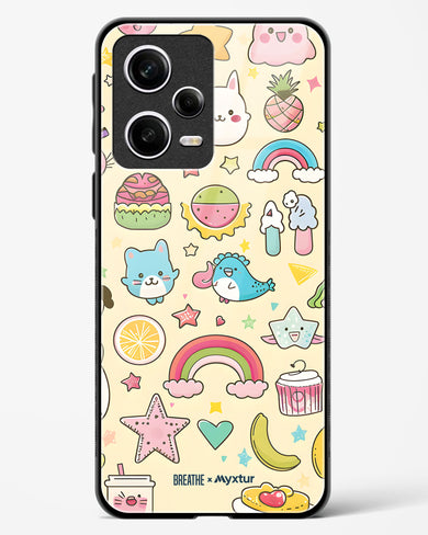 Happy Stickers [BREATHE] Glass Case Phone Cover (Xiaomi)