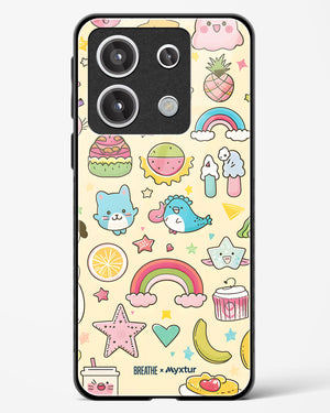 Happy Stickers [BREATHE] Glass Case Phone Cover-(Xiaomi)