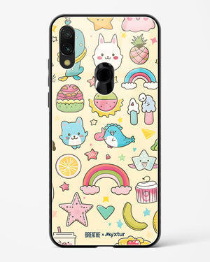 Happy Stickers [BREATHE] Glass Case Phone Cover (Xiaomi)