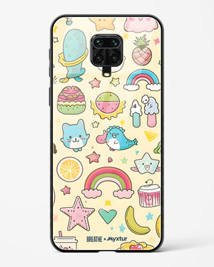 Happy Stickers [BREATHE] Glass Case Phone Cover-(Xiaomi)