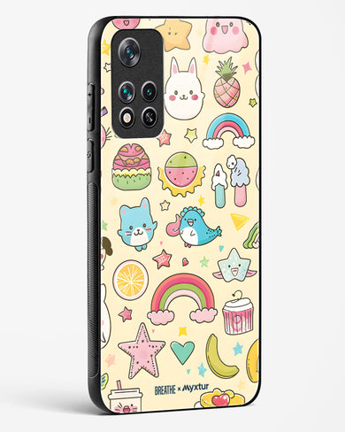 Happy Stickers [BREATHE] Glass Case Phone Cover-(Xiaomi)