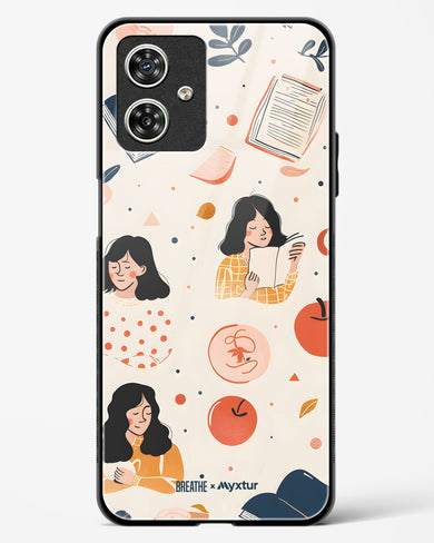 Page Pleasure [BREATHE] Glass Case Phone Cover (Motorola)