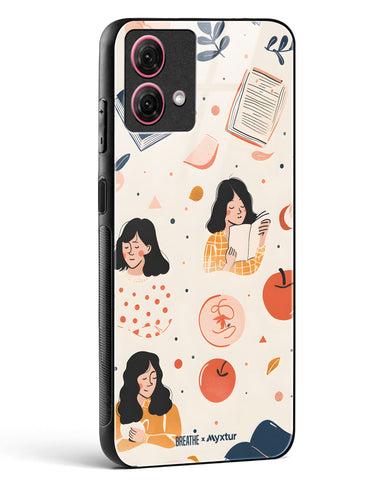 Page Pleasure [BREATHE] Glass Case Phone Cover (Motorola)