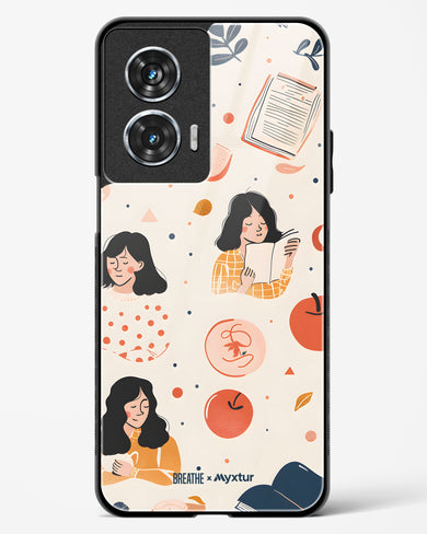 Page Pleasure [BREATHE] Glass Case Phone Cover (Motorola)