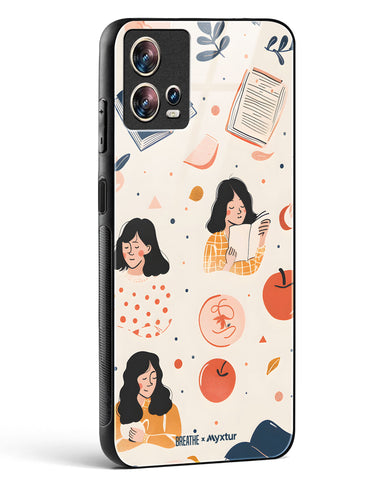 Page Pleasure [BREATHE] Glass Case Phone Cover (Motorola)