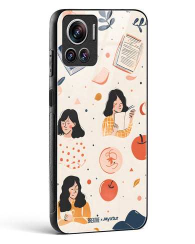 Page Pleasure [BREATHE] Glass Case Phone Cover (Motorola)