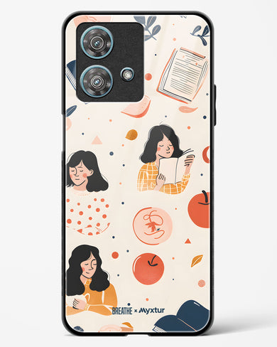 Page Pleasure [BREATHE] Glass Case Phone Cover (Motorola)