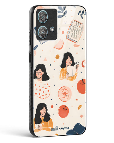 Page Pleasure [BREATHE] Glass Case Phone Cover (Motorola)