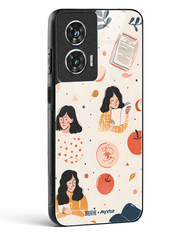 Page Pleasure [BREATHE] Glass Case Phone Cover (Motorola)