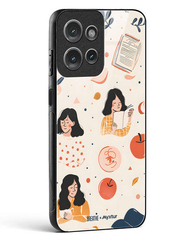 Page Pleasure [BREATHE] Glass Case Phone Cover (Motorola)