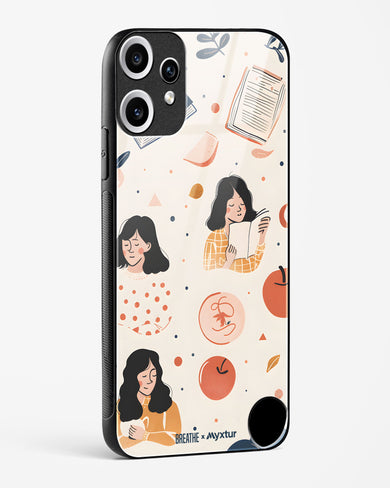 Page Pleasure [BREATHE] Glass Case Phone Cover (Nothing)