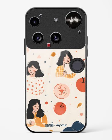 Page Pleasure [BREATHE] Glass Case Phone Cover (Nothing)