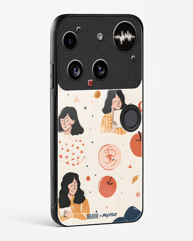 Page Pleasure [BREATHE] Glass Case Phone Cover (Nothing)
