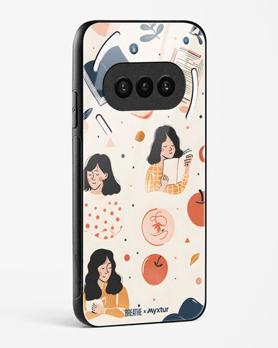 Page Pleasure [BREATHE] Glass Case Phone Cover (Nothing)