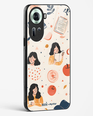 Page Pleasure [BREATHE] Glass Case Phone Cover (Oppo)