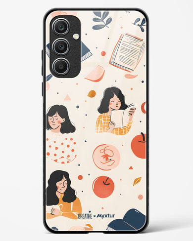 Page Pleasure [BREATHE] Glass Case Phone Cover (Samsung)