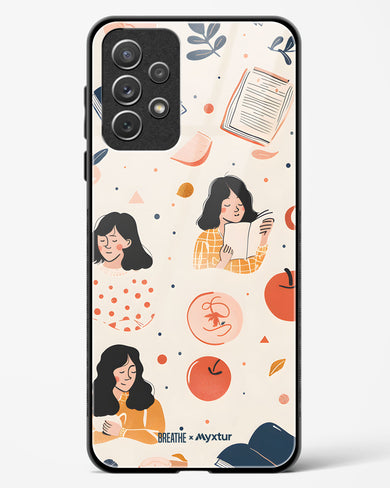 Page Pleasure [BREATHE] Glass Case Phone Cover (Samsung)
