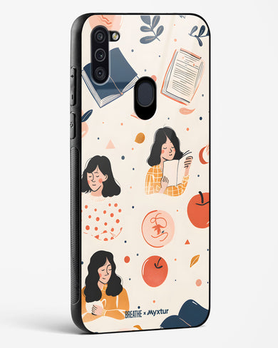 Page Pleasure [BREATHE] Glass Case Phone Cover (Samsung)