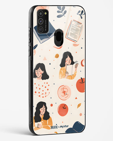 Page Pleasure [BREATHE] Glass Case Phone Cover (Samsung)