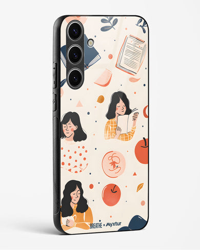 Page Pleasure [BREATHE] Glass Case Phone Cover (Samsung)
