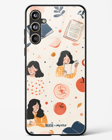 Page Pleasure [BREATHE] Glass Case Phone Cover (Samsung)