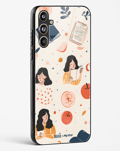 Page Pleasure [BREATHE] Glass Case Phone Cover (Samsung)