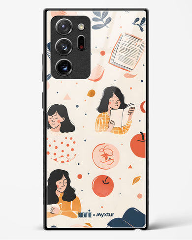 Page Pleasure [BREATHE] Glass Case Phone Cover (Samsung)