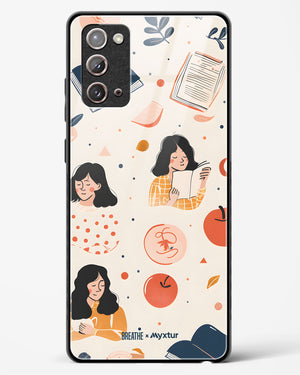 Page Pleasure [BREATHE] Glass Case Phone Cover (Samsung)