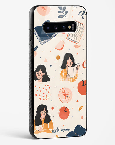 Page Pleasure [BREATHE] Glass Case Phone Cover (Samsung)