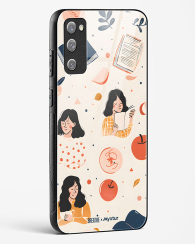 Page Pleasure [BREATHE] Glass Case Phone Cover (Samsung)
