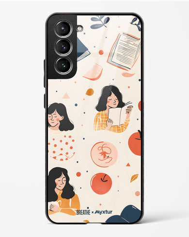 Page Pleasure [BREATHE] Glass Case Phone Cover (Samsung)