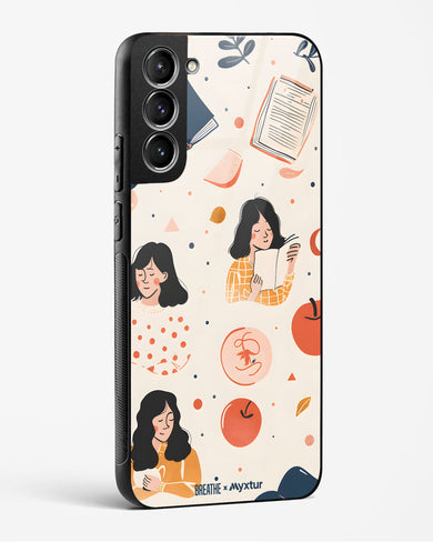 Page Pleasure [BREATHE] Glass Case Phone Cover (Samsung)