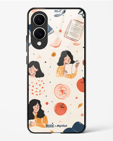 Page Pleasure [BREATHE] Glass Case Phone Cover (Samsung)