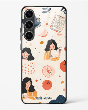 Page Pleasure [BREATHE] Glass Case Phone Cover (Samsung)