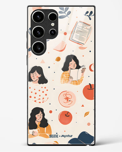 Page Pleasure [BREATHE] Glass Case Phone Cover (Samsung)