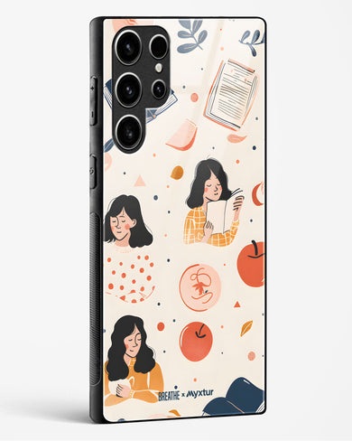 Page Pleasure [BREATHE] Glass Case Phone Cover (Samsung)