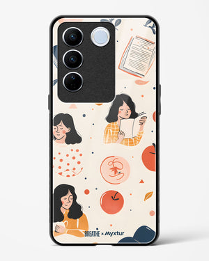 Page Pleasure [BREATHE] Glass Case Phone Cover (Vivo)