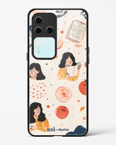 Page Pleasure [BREATHE] Glass Case Phone Cover (Vivo)
