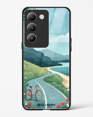 Bicycle Shoreline [BREATHE] Glass Case Phone Cover (Vivo)