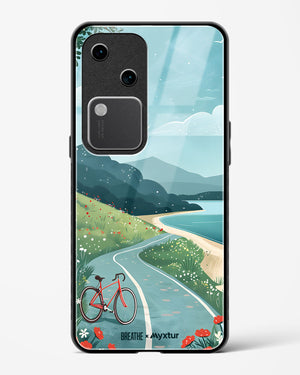 Bicycle Shoreline [BREATHE] Glass Case Phone Cover (Vivo)