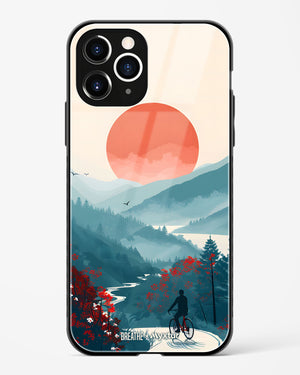 Biking Paths [BREATHE] Glass Case Phone Cover (Apple)