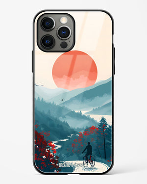 Biking Paths [BREATHE] Glass Case Phone Cover (Apple)
