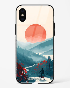 Biking Paths [BREATHE] Glass Case Phone Cover (Apple)