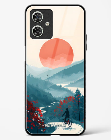 Biking Paths [BREATHE] Glass Case Phone Cover (Motorola)