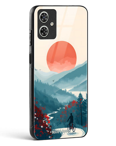 Biking Paths [BREATHE] Glass Case Phone Cover (Motorola)