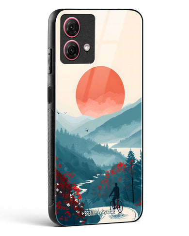 Biking Paths [BREATHE] Glass Case Phone Cover (Motorola)