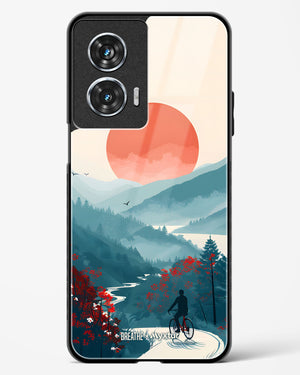 Biking Paths [BREATHE] Glass Case Phone Cover (Motorola)