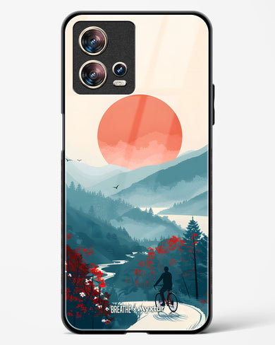 Biking Paths [BREATHE] Glass Case Phone Cover (Motorola)